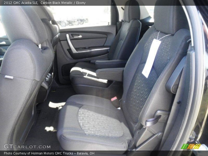  2012 Acadia SLE Ebony Interior