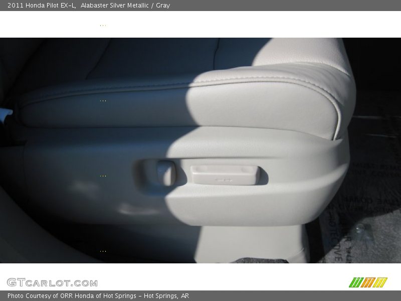 Alabaster Silver Metallic / Gray 2011 Honda Pilot EX-L
