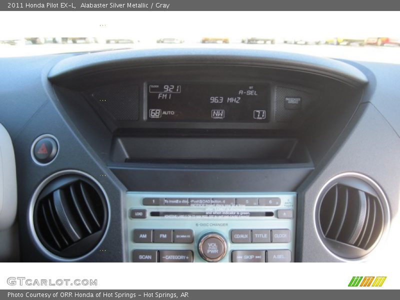 Alabaster Silver Metallic / Gray 2011 Honda Pilot EX-L
