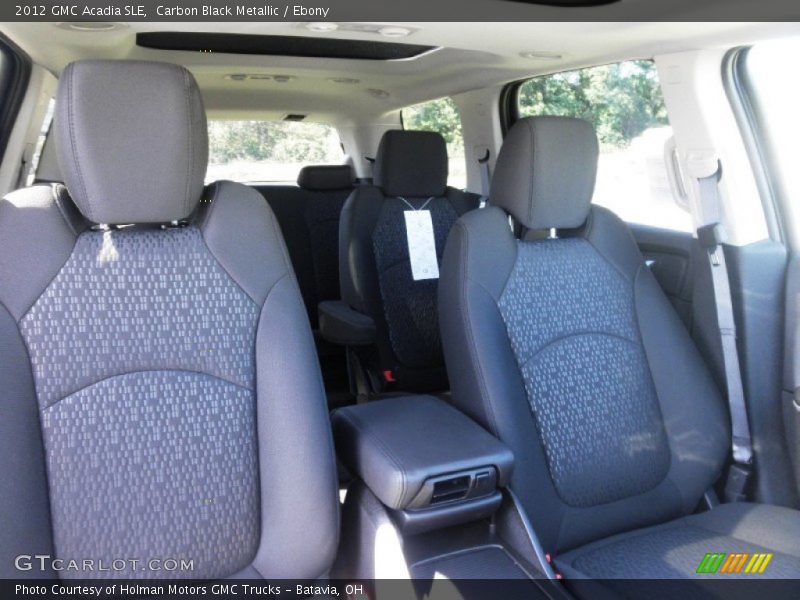  2012 Acadia SLE Ebony Interior