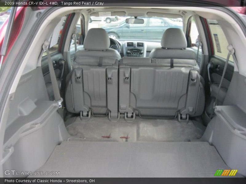 Tango Red Pearl / Gray 2009 Honda CR-V EX-L 4WD
