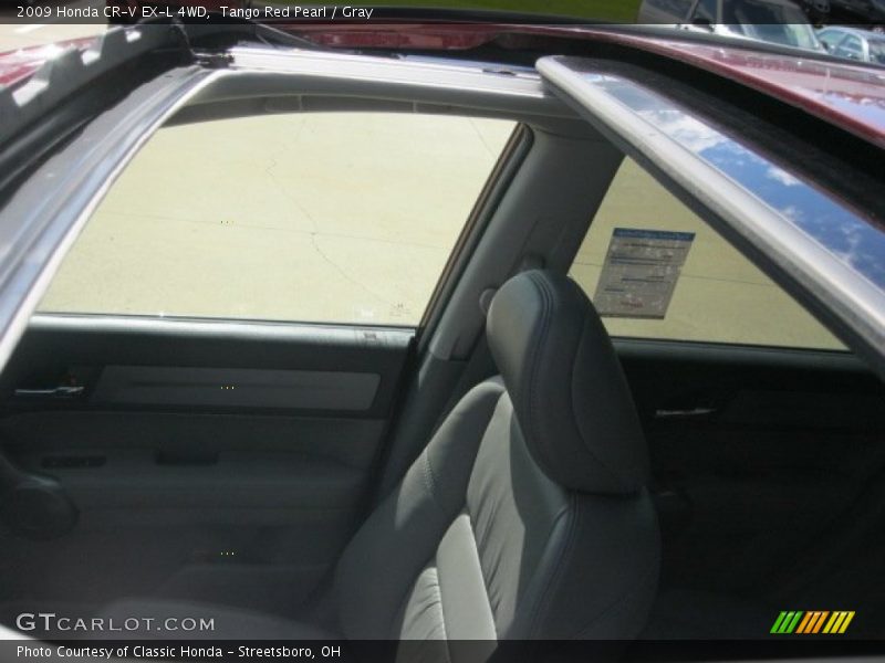 Tango Red Pearl / Gray 2009 Honda CR-V EX-L 4WD