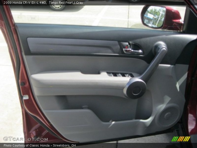 Tango Red Pearl / Gray 2009 Honda CR-V EX-L 4WD