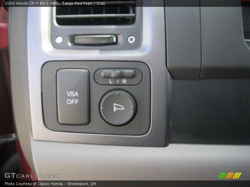 Tango Red Pearl / Gray 2009 Honda CR-V EX-L 4WD