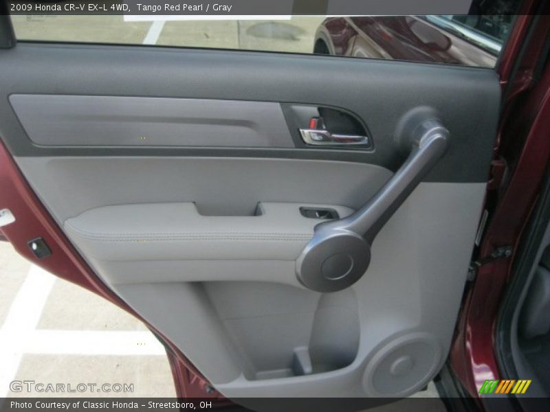 Tango Red Pearl / Gray 2009 Honda CR-V EX-L 4WD