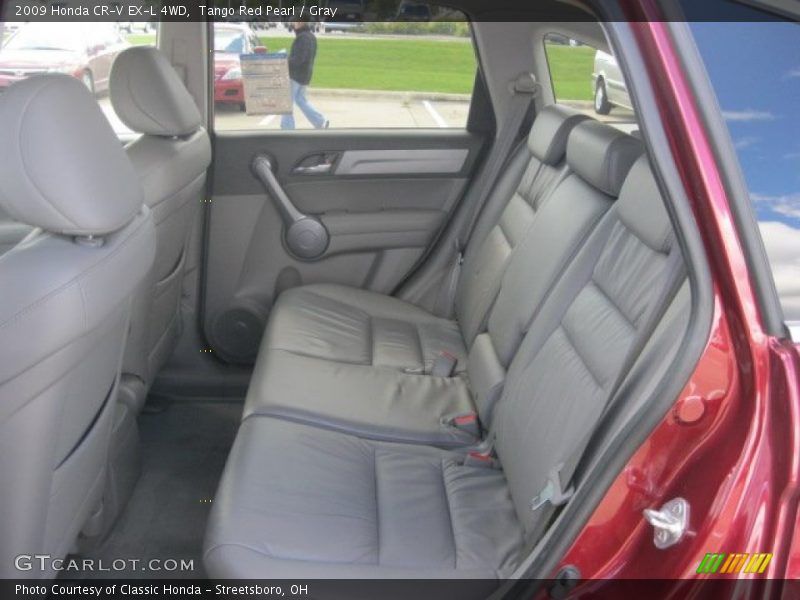 Tango Red Pearl / Gray 2009 Honda CR-V EX-L 4WD