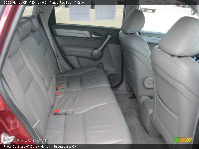 Tango Red Pearl / Gray 2009 Honda CR-V EX-L 4WD