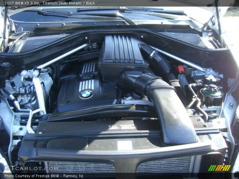 Titanium Silver Metallic / Black 2007 BMW X5 3.0si