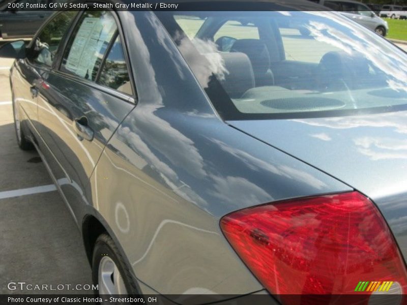 Stealth Gray Metallic / Ebony 2006 Pontiac G6 V6 Sedan