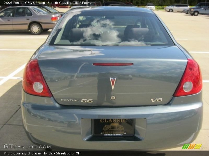 Stealth Gray Metallic / Ebony 2006 Pontiac G6 V6 Sedan