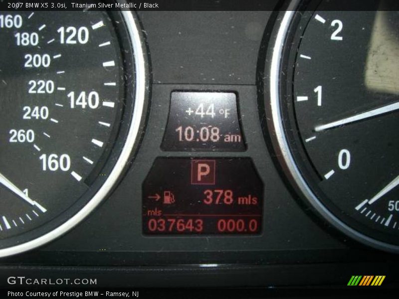 Titanium Silver Metallic / Black 2007 BMW X5 3.0si
