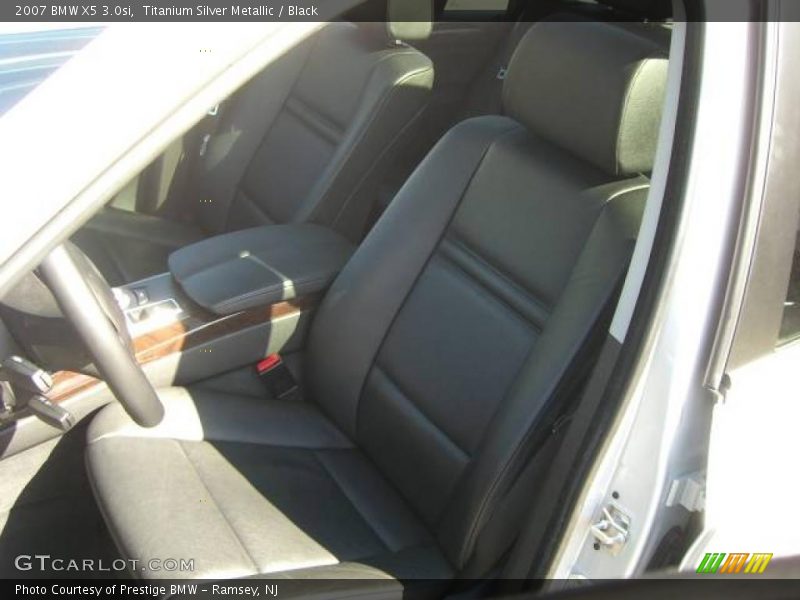 Titanium Silver Metallic / Black 2007 BMW X5 3.0si