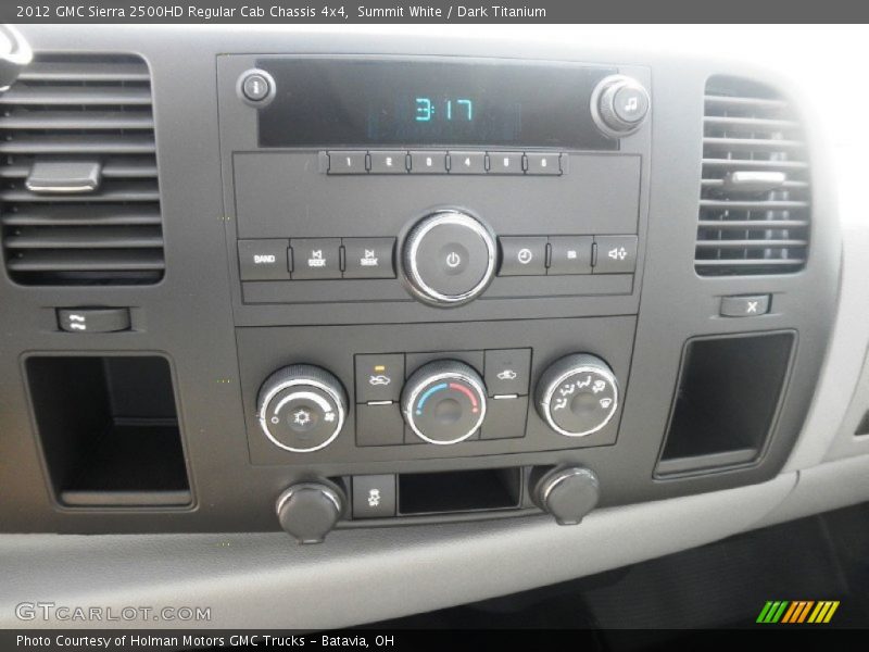 Controls of 2012 Sierra 2500HD Regular Cab Chassis 4x4