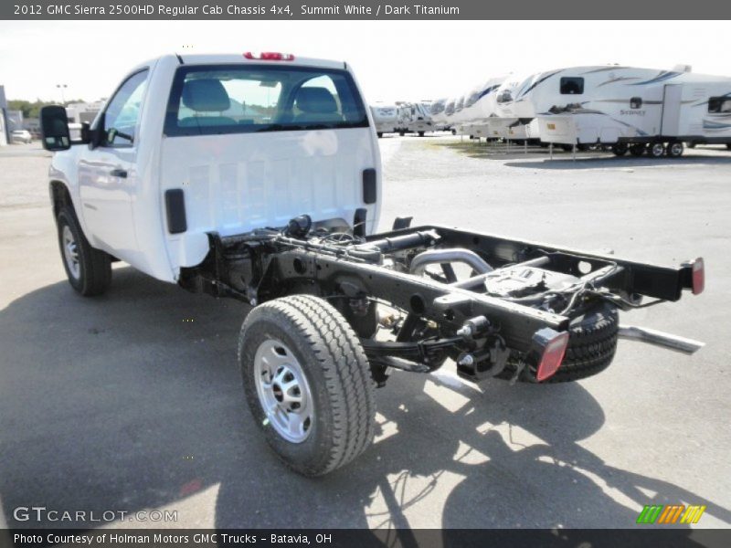  2012 Sierra 2500HD Regular Cab Chassis 4x4 Summit White