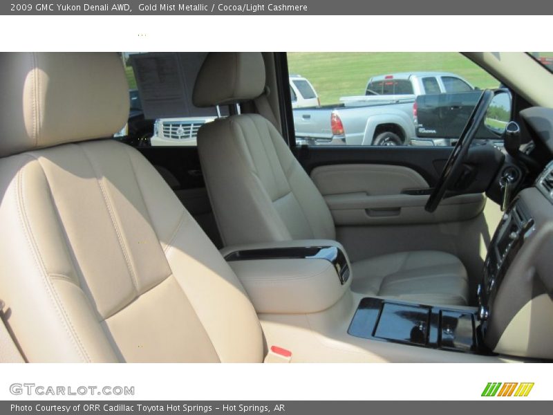 Gold Mist Metallic / Cocoa/Light Cashmere 2009 GMC Yukon Denali AWD