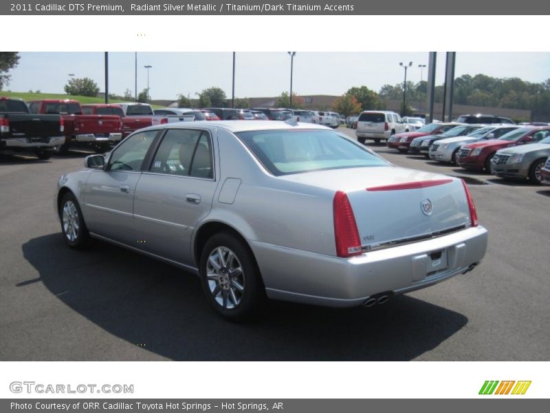 Radiant Silver Metallic / Titanium/Dark Titanium Accents 2011 Cadillac DTS Premium