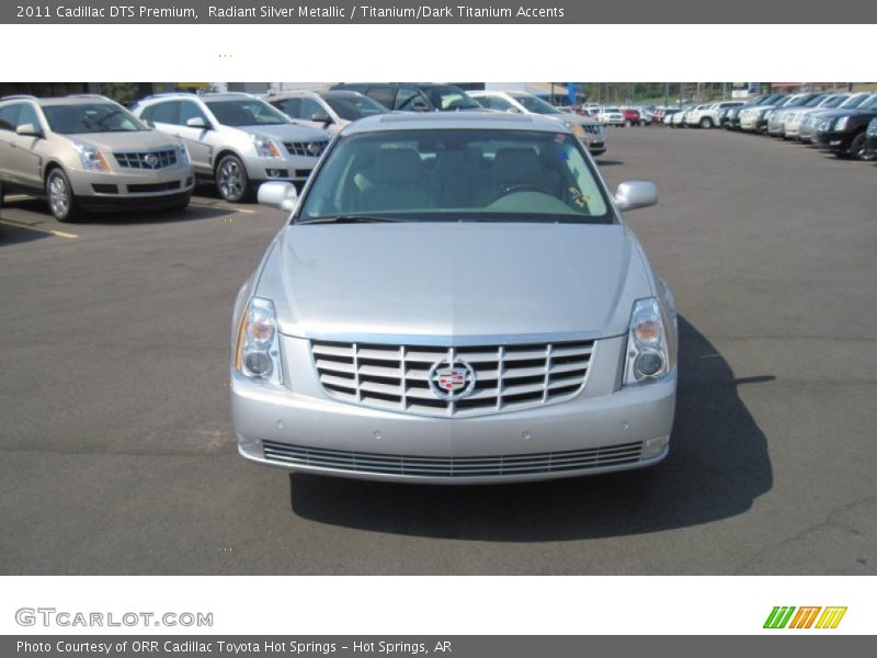 Radiant Silver Metallic / Titanium/Dark Titanium Accents 2011 Cadillac DTS Premium