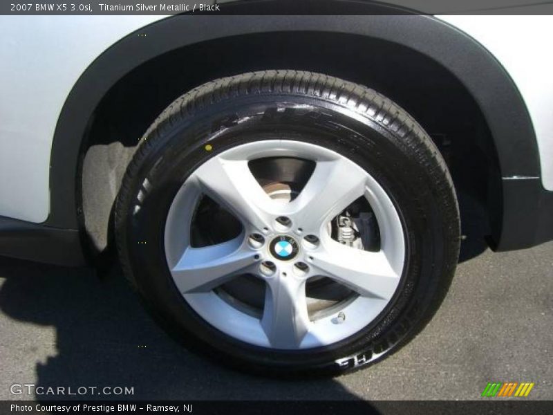Titanium Silver Metallic / Black 2007 BMW X5 3.0si