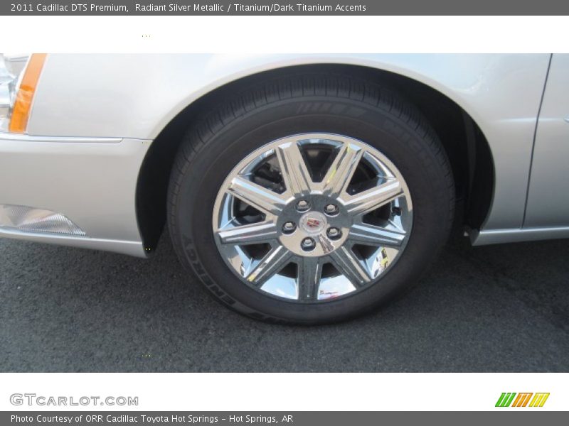 Radiant Silver Metallic / Titanium/Dark Titanium Accents 2011 Cadillac DTS Premium