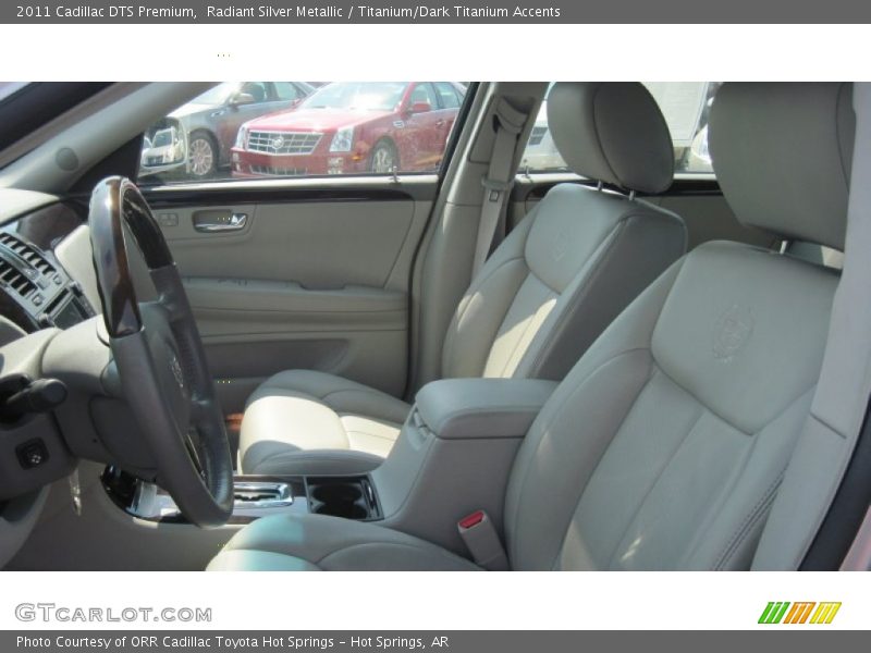 Radiant Silver Metallic / Titanium/Dark Titanium Accents 2011 Cadillac DTS Premium