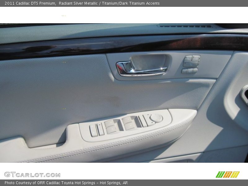Radiant Silver Metallic / Titanium/Dark Titanium Accents 2011 Cadillac DTS Premium