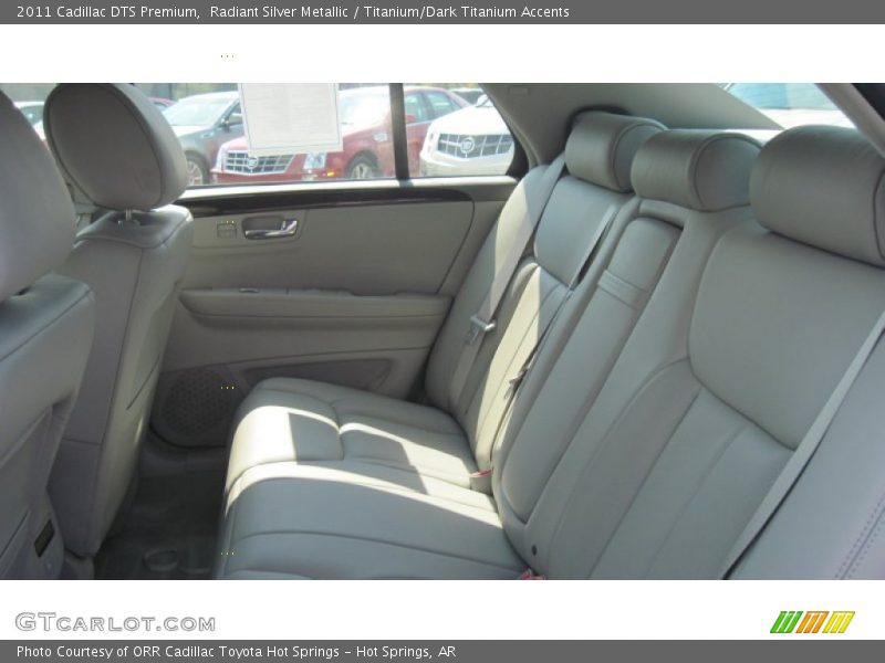 Radiant Silver Metallic / Titanium/Dark Titanium Accents 2011 Cadillac DTS Premium