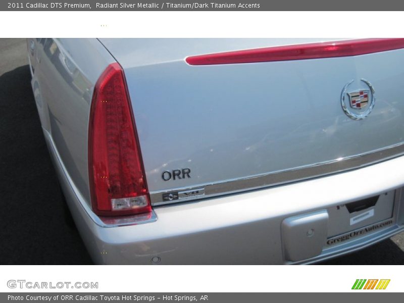 Radiant Silver Metallic / Titanium/Dark Titanium Accents 2011 Cadillac DTS Premium