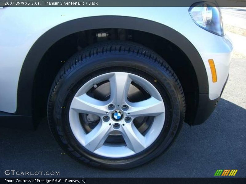 Titanium Silver Metallic / Black 2007 BMW X5 3.0si