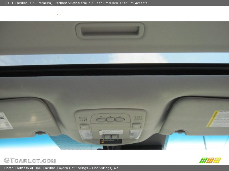 Radiant Silver Metallic / Titanium/Dark Titanium Accents 2011 Cadillac DTS Premium