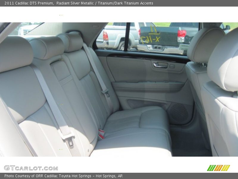 Radiant Silver Metallic / Titanium/Dark Titanium Accents 2011 Cadillac DTS Premium