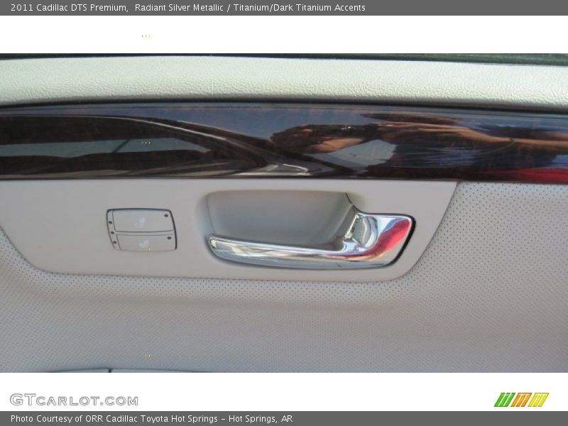 Radiant Silver Metallic / Titanium/Dark Titanium Accents 2011 Cadillac DTS Premium