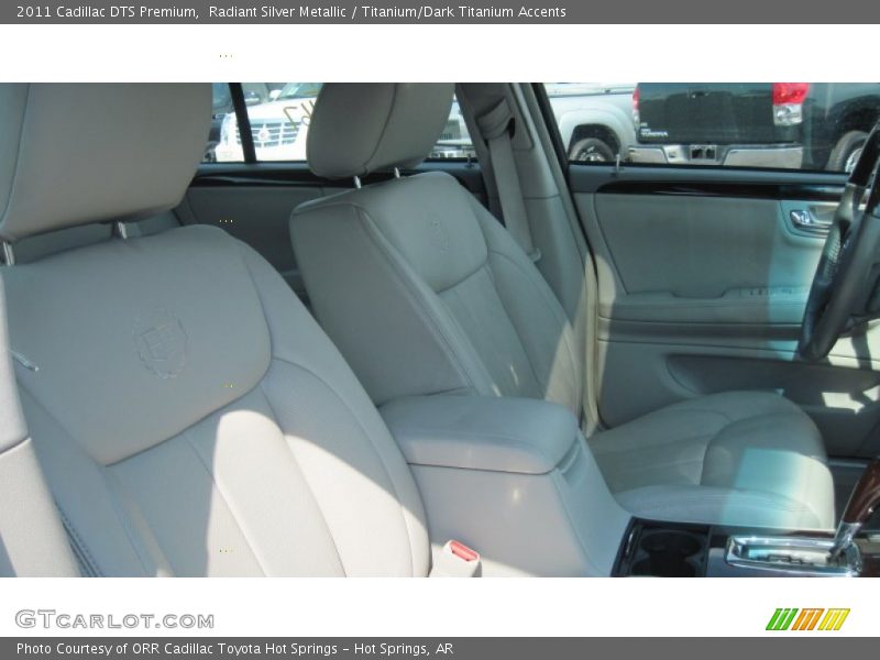 Radiant Silver Metallic / Titanium/Dark Titanium Accents 2011 Cadillac DTS Premium