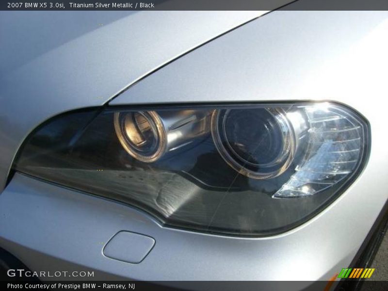 Titanium Silver Metallic / Black 2007 BMW X5 3.0si