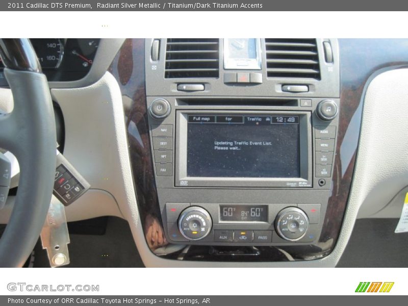 Radiant Silver Metallic / Titanium/Dark Titanium Accents 2011 Cadillac DTS Premium