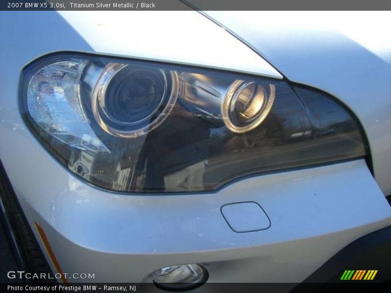 Titanium Silver Metallic / Black 2007 BMW X5 3.0si