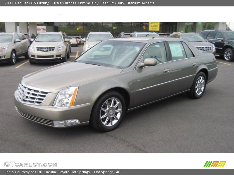 Tuscan Bronze ChromFlair / Titanium/Dark Titanium Accents 2011 Cadillac DTS Luxury