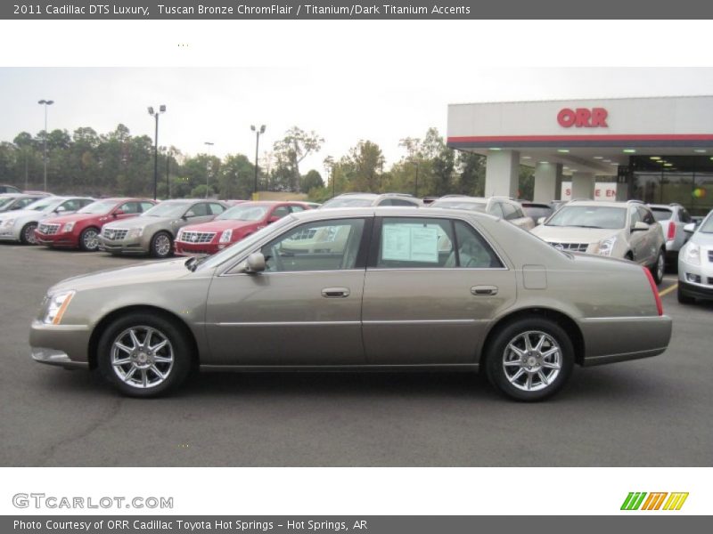 Tuscan Bronze ChromFlair / Titanium/Dark Titanium Accents 2011 Cadillac DTS Luxury