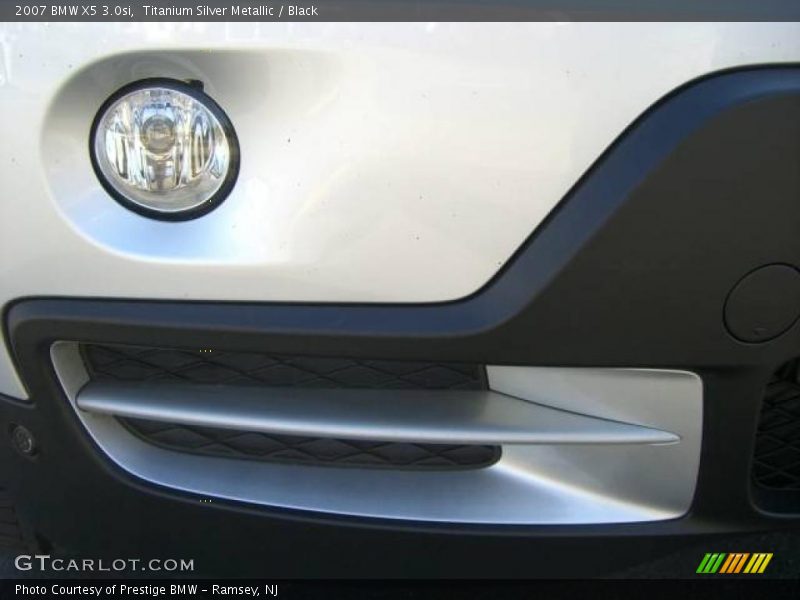 Titanium Silver Metallic / Black 2007 BMW X5 3.0si