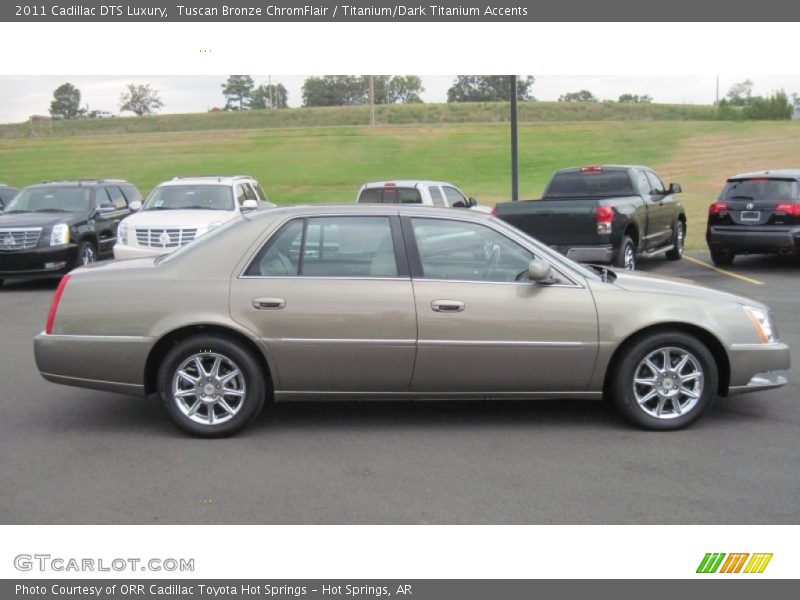 Tuscan Bronze ChromFlair / Titanium/Dark Titanium Accents 2011 Cadillac DTS Luxury