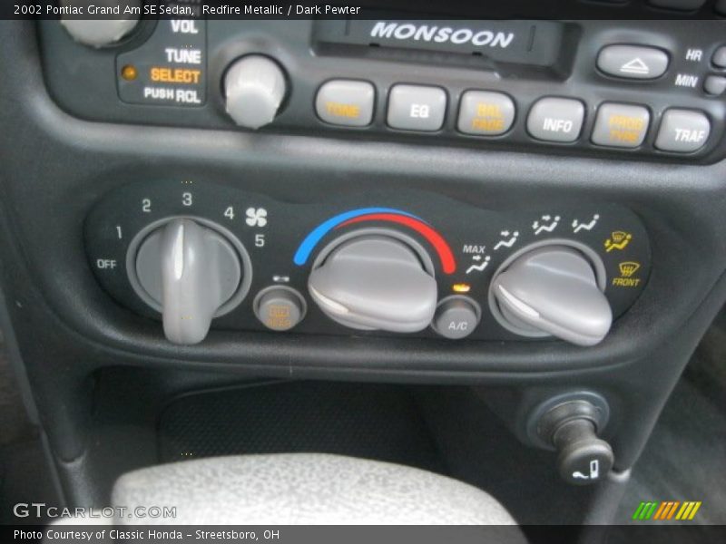 Redfire Metallic / Dark Pewter 2002 Pontiac Grand Am SE Sedan