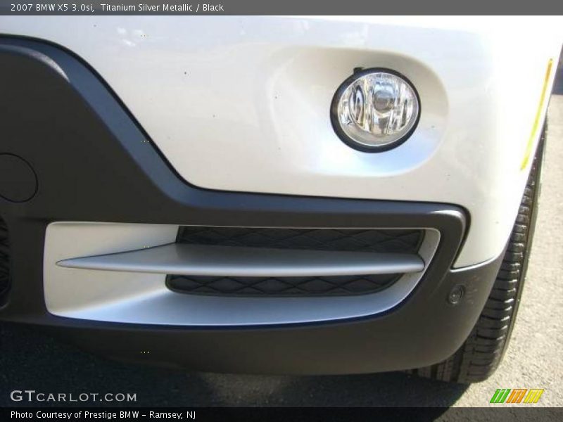 Titanium Silver Metallic / Black 2007 BMW X5 3.0si