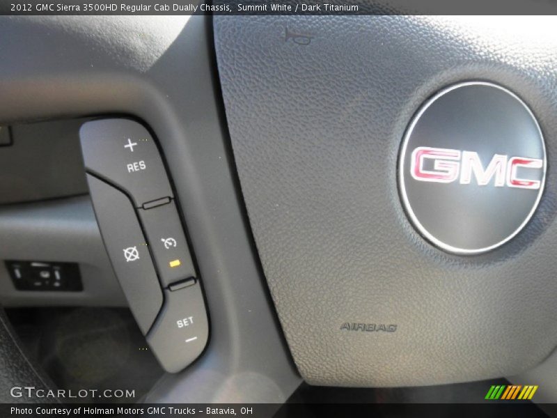 Controls of 2012 Sierra 3500HD Regular Cab Dually Chassis