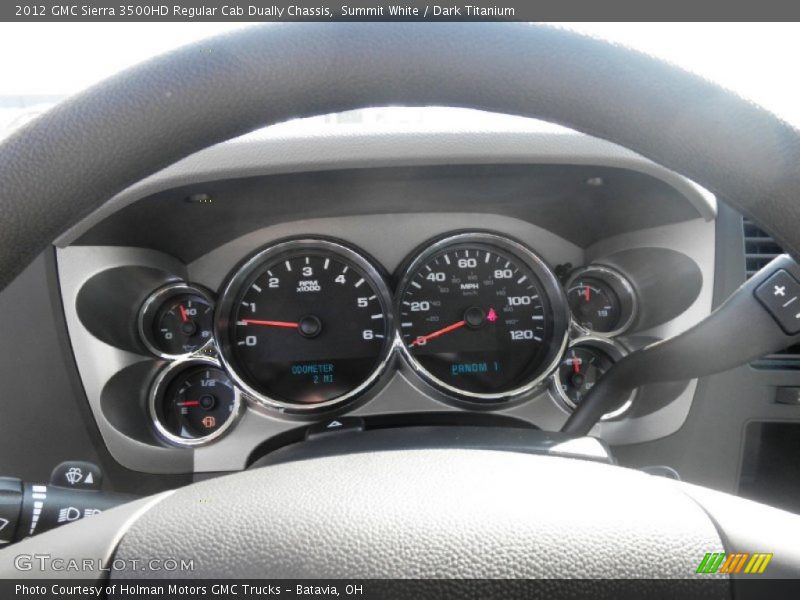  2012 Sierra 3500HD Regular Cab Dually Chassis Regular Cab Dually Chassis Gauges