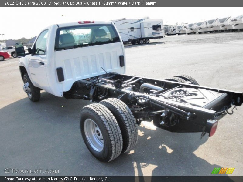  2012 Sierra 3500HD Regular Cab Dually Chassis Summit White