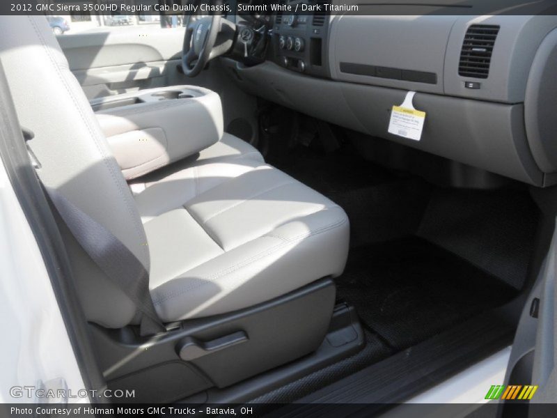 Summit White / Dark Titanium 2012 GMC Sierra 3500HD Regular Cab Dually Chassis