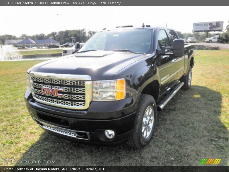 Onyx Black / Ebony 2012 GMC Sierra 2500HD Denali Crew Cab 4x4