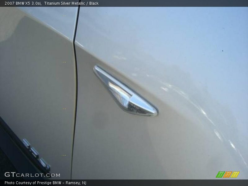 Titanium Silver Metallic / Black 2007 BMW X5 3.0si