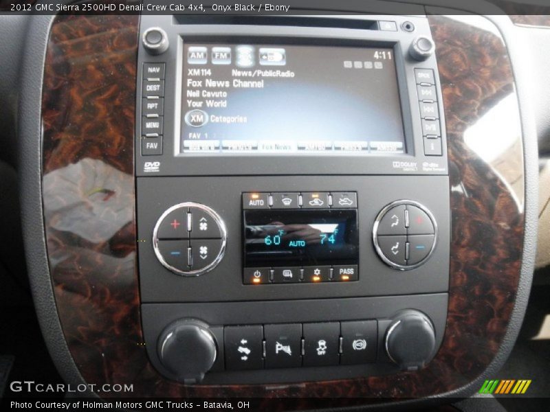 Controls of 2012 Sierra 2500HD Denali Crew Cab 4x4
