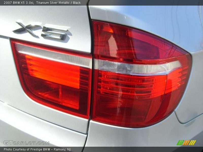 Titanium Silver Metallic / Black 2007 BMW X5 3.0si