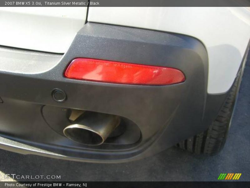 Titanium Silver Metallic / Black 2007 BMW X5 3.0si